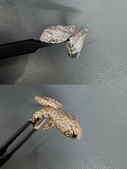 [Triumph Jewelry]BRAND NEW LUXURY SILVER SNAKE RING