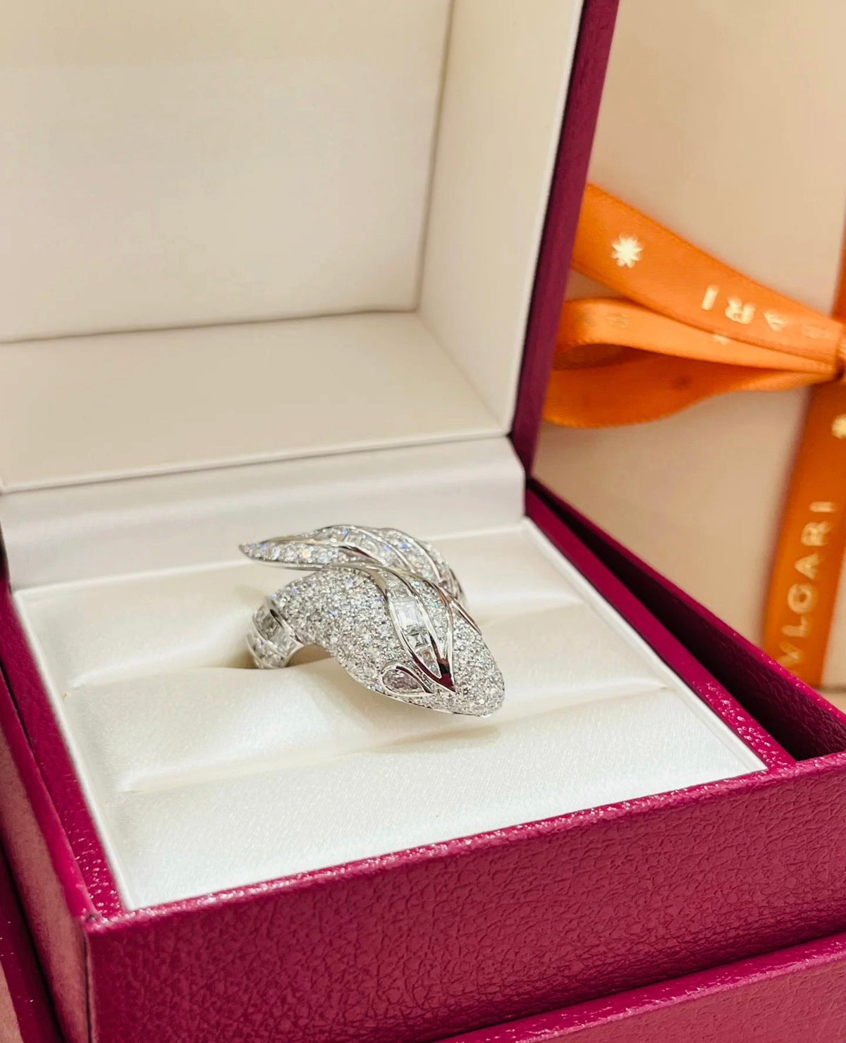 [Triumph Jewelry]BRAND NEW LUXURY SILVER SNAKE RING
