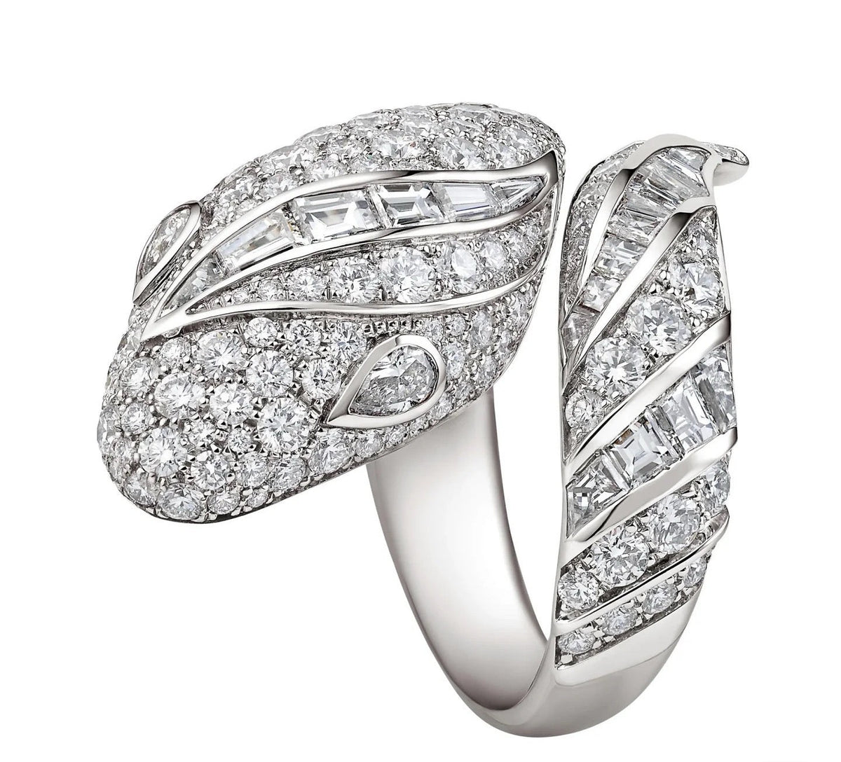 [Triumph Jewelry]BRAND NEW LUXURY SILVER SNAKE RING