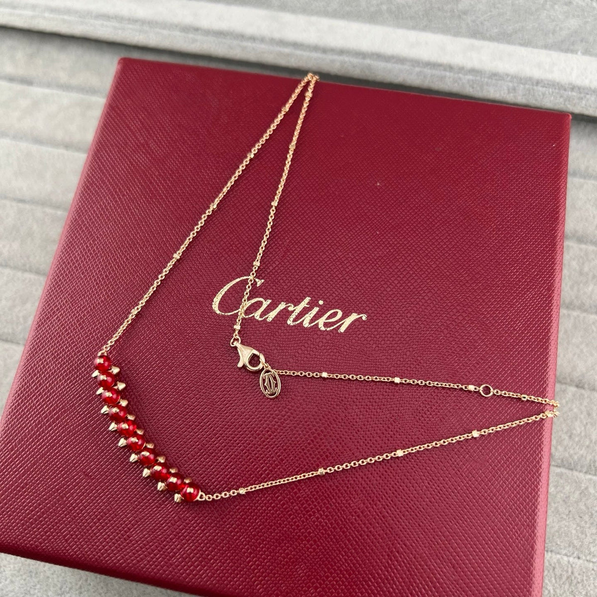 [Triumph Jewelry]NEW STUD COLORED GEM PENDANT NECKLACE