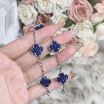 [Triumph Jewelry]CLOVER 5 MOTIF PIETERSITE BRACELET COLLECTION
