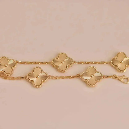 [Triumph Jewelry] CLOVER 5 MOTIF LASER BRACELET COLLECTION
