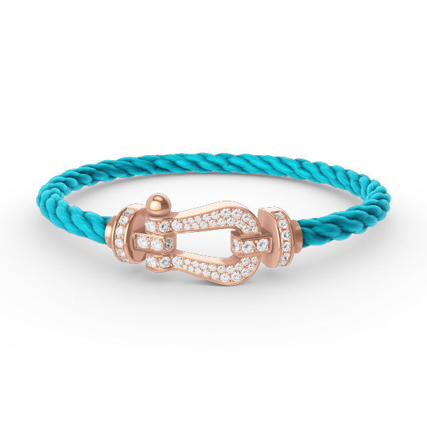 [Triumph Jewelry]FORCE LARGE HORSESHOE FULL DIAMOND BRACELET ROSE GOLD