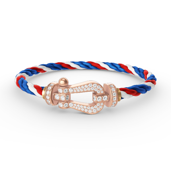 [Triumph Jewelry]FORCE LARGE HORSESHOE FULL DIAMOND BRACELET ROSE GOLD