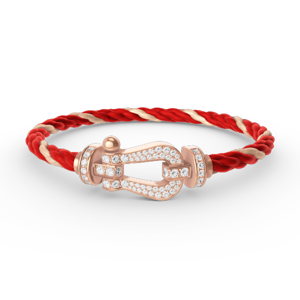 [Triumph Jewelry]FORCE LARGE HORSESHOE FULL DIAMOND BRACELET ROSE GOLD
