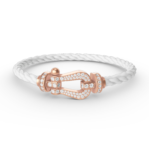 [Triumph Jewelry]FORCE LARGE HORSESHOE FULL DIAMOND BRACELET ROSE GOLD