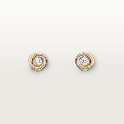 [Triumph Jewelry]TRINITY STUD DIAMOND EARRINGS