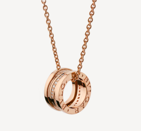 [Triumph Jewelry]ZERO 1 PINK GOLD DIAMOND NECKLACE