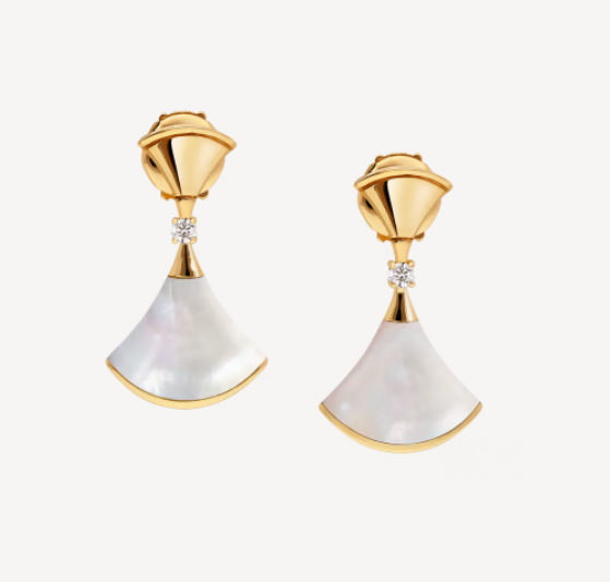 [Triumph Jewelry]DREAM MOP 1 DIAMOND EARRINGS