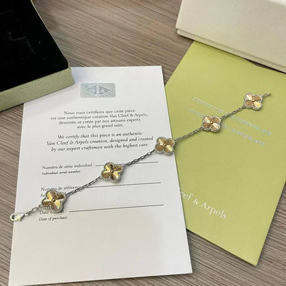 [Triumph Jewelry] CLOVER 5 MOTIF LASER BRACELET COLLECTION