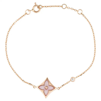 [Triumph Jewelry]STAR 1 DIAMOND PINK GOLD BRACELET