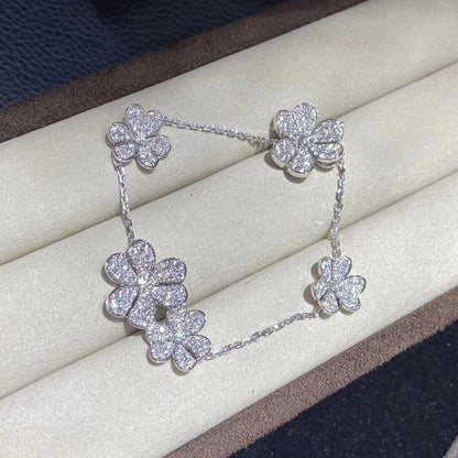 [Triumph Jewelry]FRIVOLE SILVER 5 FLOWERS BRACELET