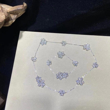 [Triumph Jewelry]FRIVOLE SILVER 5 FLOWERS BRACELET