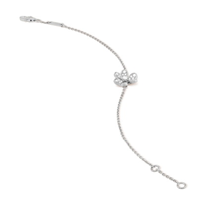 [Triumph Jewelry]FRIVOLE SILVER FLOWER DIAMOND BRACELET
