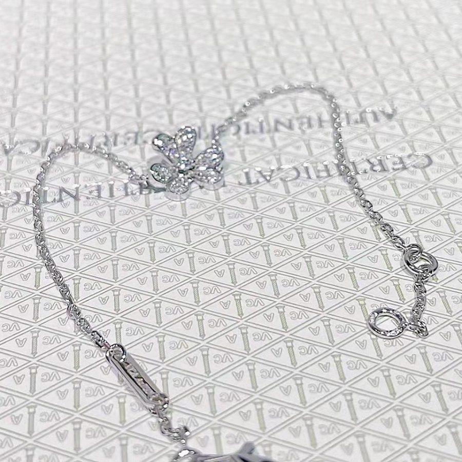 [Triumph Jewelry]FRIVOLE SILVER FLOWER DIAMOND BRACELET