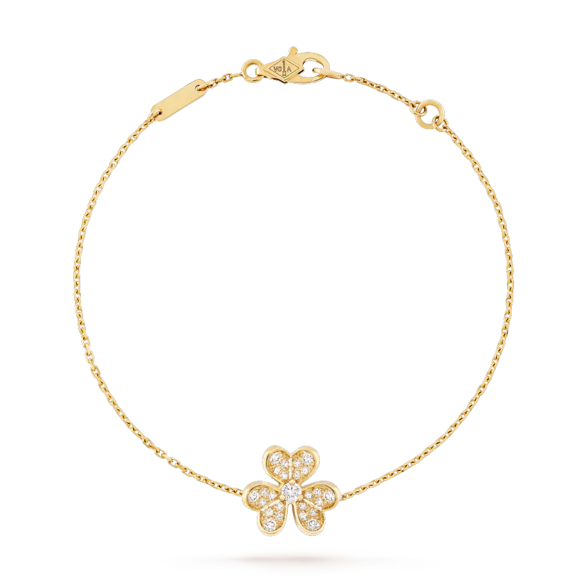 [Triumph Jewelry]FRIVOLE GOLD FLOWER DIAMOND BRACELET