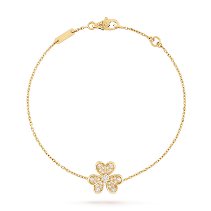 [Triumph Jewelry]FRIVOLE GOLD FLOWER DIAMOND BRACELET