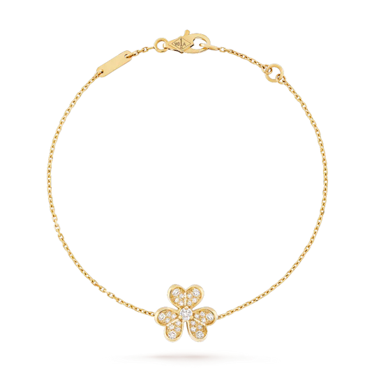 [Triumph Jewelry]FRIVOLE GOLD FLOWER DIAMOND BRACELET