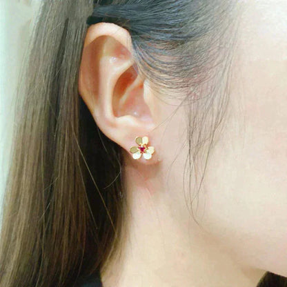 [Triumph Jewelry]FRIVOLE  FLOWER PINK EARRINGS