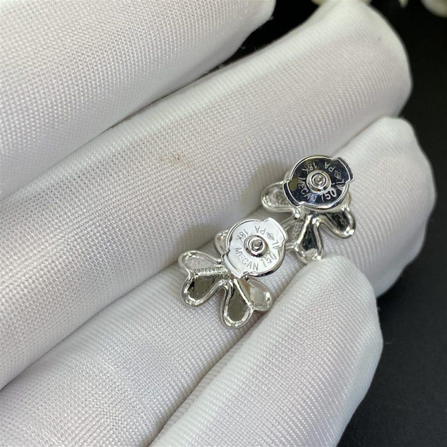 [Triumph Jewelry]FRIVOLE MINI SILVER FLOWER EARRINGS