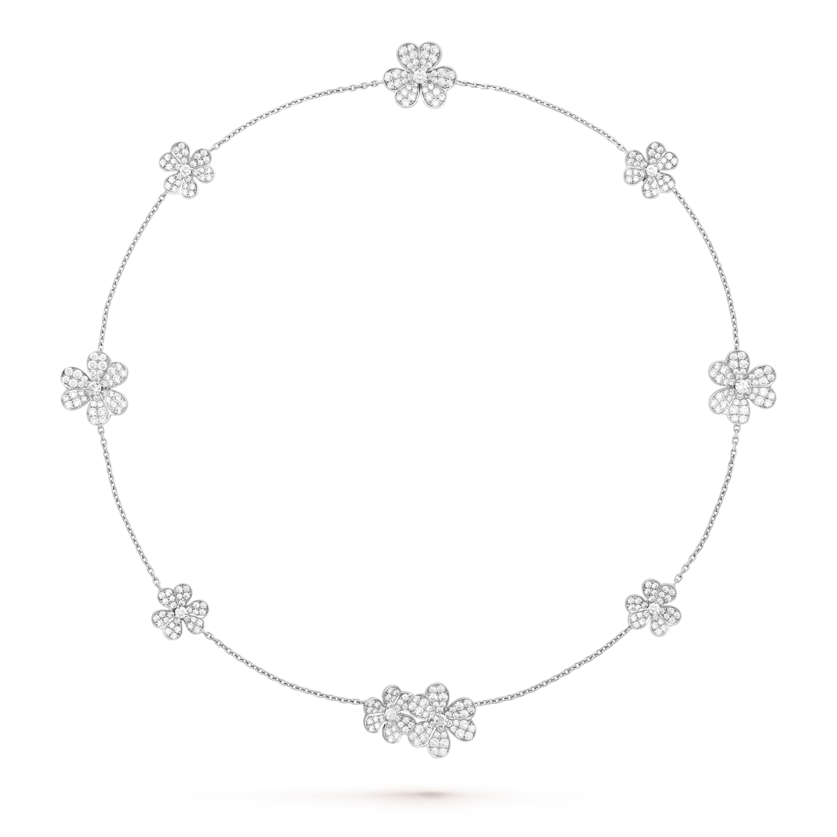 [Triumph Jewelry]FRIVOLE SILVER 9 FLOWERS NECKLACE