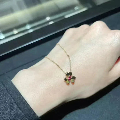 [Triumph Jewelry]FRIVOLE GOLD FLOWER NECKLACE