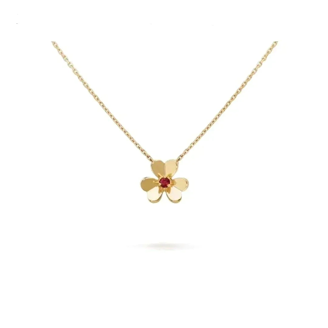 [Triumph Jewelry]FRIVOLE GOLD FLOWER NECKLACE
