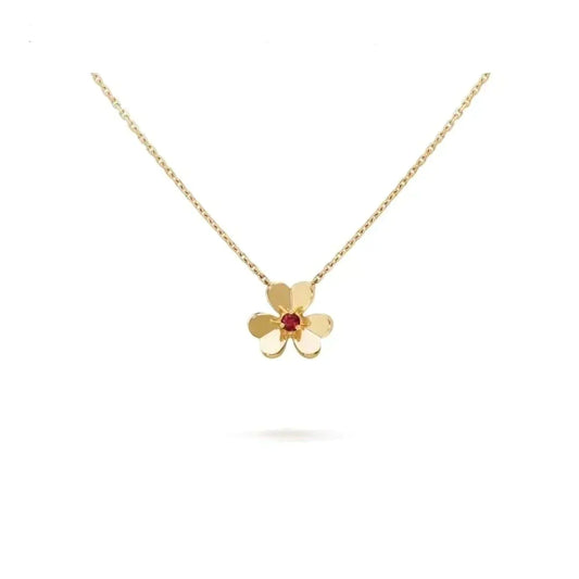 [Triumph Jewelry]FRIVOLE GOLD FLOWER NECKLACE