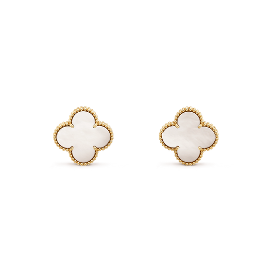 [Triumph Jewelry]CLOVER MINI GOLD EARRINGS