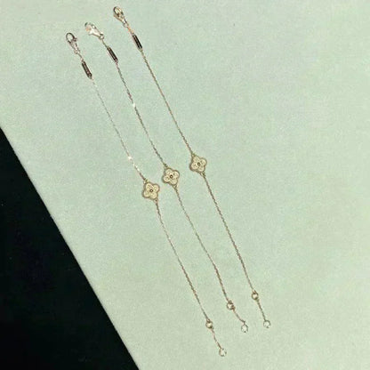 [Triumph Jewelry]CLOVER SINGLE FLOWER BRACELET