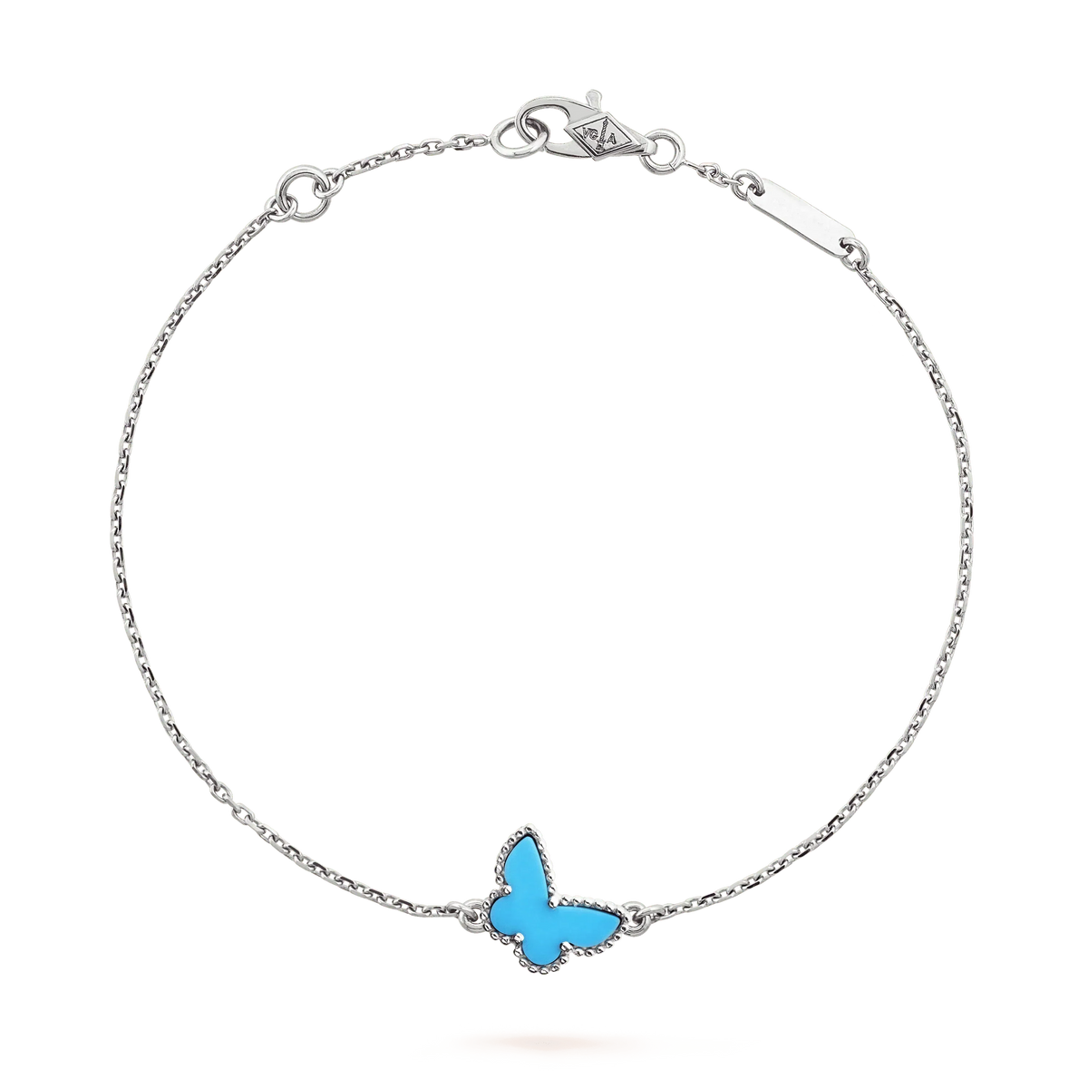 [Triumph Jewelry]BUTTERFLY TURQUOISE BUTTERFLY BRACELET SILVER