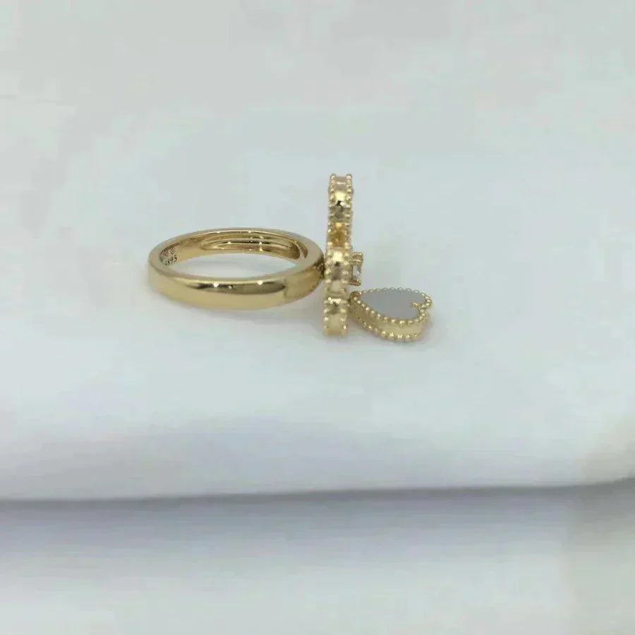 [Triumph Jewelry]SWEET CLOVER WHITE MOP RING
