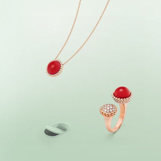[Triumph Jewelry]PERLEE COULEURS DIAMOND ROSE GOLD BETWEEN THE FINGER RING