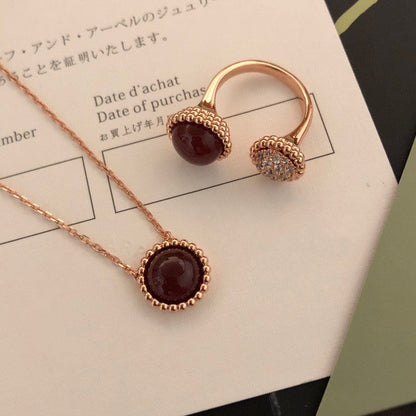 [Triumph Jewelry]PERLEE COULEURS DIAMOND ROSE GOLD BETWEEN THE FINGER RING