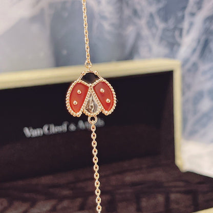 [Triumph Jewelry]LUCKY SPRING 1 MOTIF PINK GOLD BRACELET