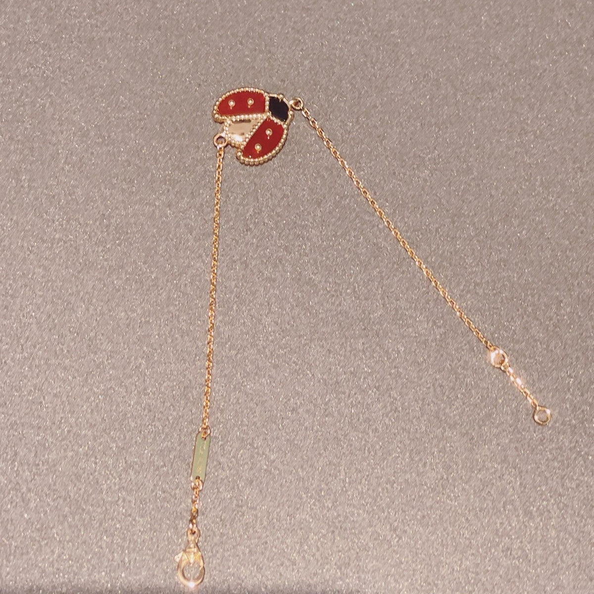 [Triumph Jewelry]LUCKY SPRING 1 MOTIF PINK GOLD BRACELET