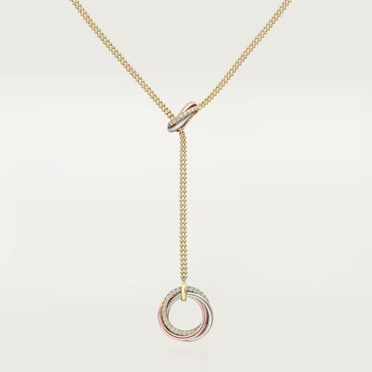 [Triumph Jewelry]TRINITY DIAMONDS NECKLACE