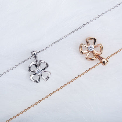 [Triumph Jewelry]FIOREVER NECKLACE DIAMOND CENTER