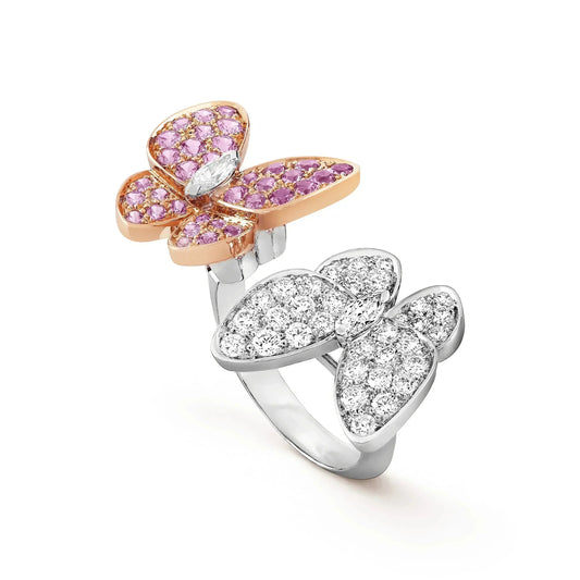 [Triumph Jewelry]TWIN BUTTERFLY DIAMOND RING
