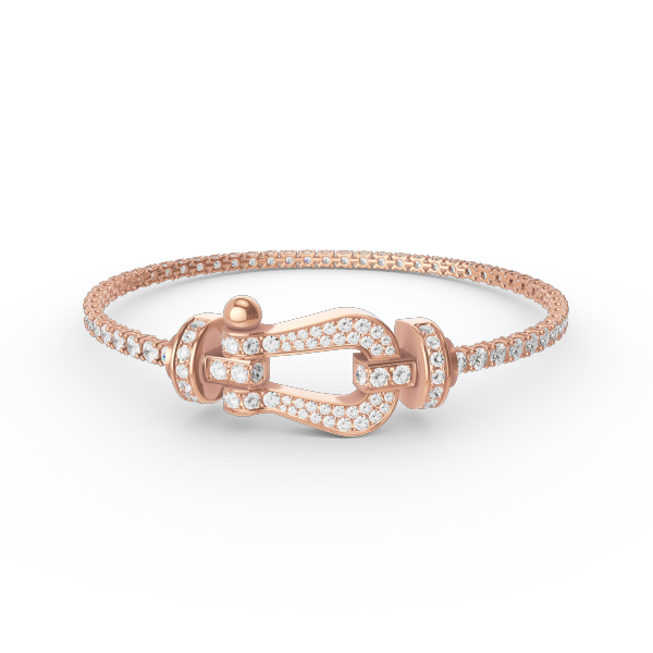 [Triumph Jewelry]FORCE  LARGE HORSESHOE FULL DIAMOND TENNIS BRACELET