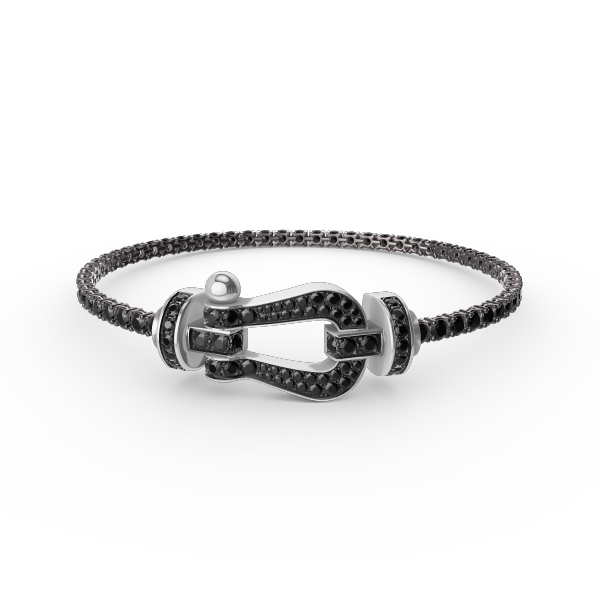 [Triumph Jewelry]FORCE  LARGE HORSESHOE FULL DIAMOND TENNIS BRACELET