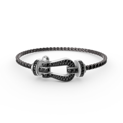 [Triumph Jewelry]FORCE  LARGE HORSESHOE FULL DIAMOND TENNIS BRACELET
